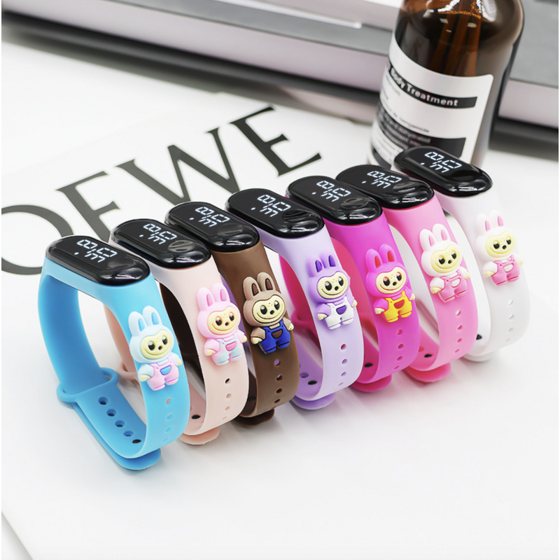 Kids Watch - Manufacturer Luxury IPX7 Waterproof LED Cartoon Touch 10-Month Battery