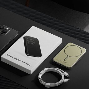 Power Bank - Manufacturer Qi2 20W 15W Aluminum Magnetic Wireless OEM Slim