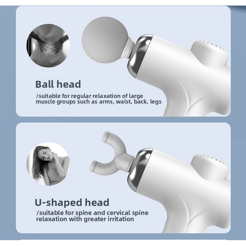 Massage Gun - Manufacturer Portable Muscle 6-Speed 2400mAh 5 Heads Pain Relief