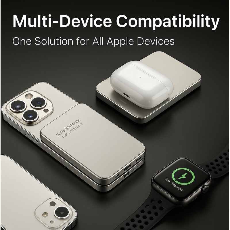 Power Bank - Manufacturer 15W 20W Ultra-Thin Aluminum Magnetic Type-C 3A OEM