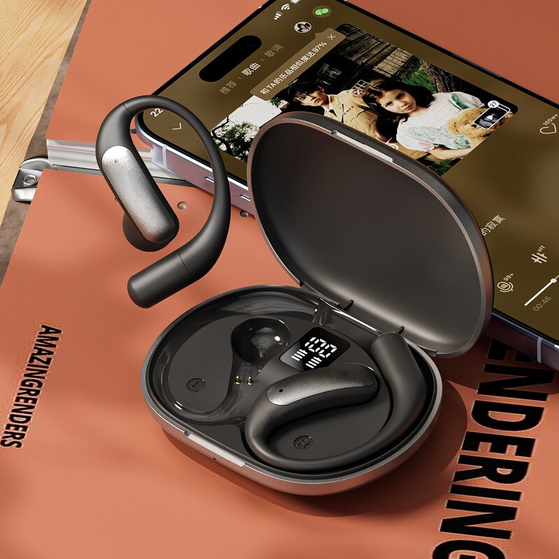 Translation Earphones - Manufacturer AI Smart Bluetooth Non-In-Ear Power Display