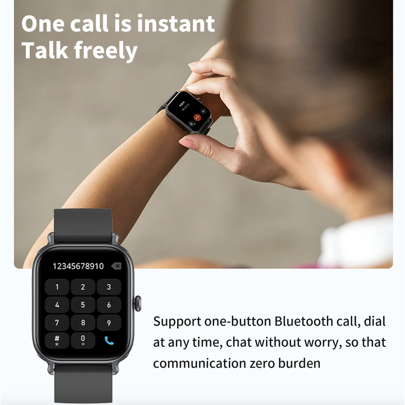 Smart Watch - Manufacturer OEM/ODM 1.95" TFT IP68 Call Health BP Android/iOS