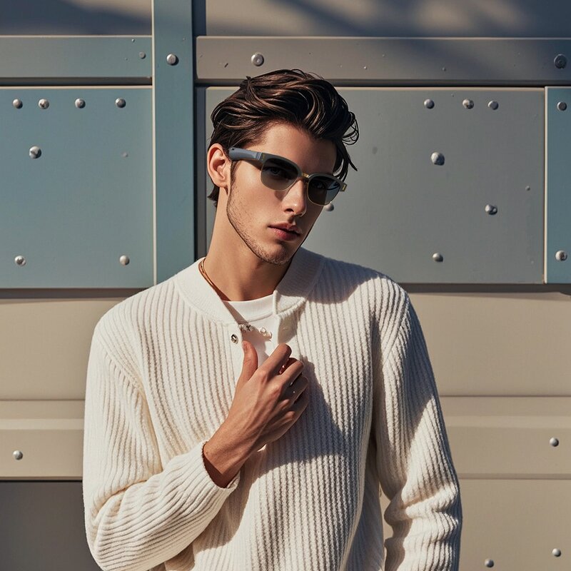 Smart Glasses - Manufacturer Retro Open-Ear UV Protection Music Calls Headset