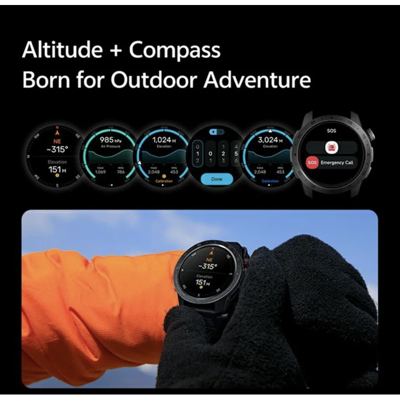 Smart Watch - Manufacturer 1.43" AMOLED Silicone Multi-Sport Bluetooth Health Call