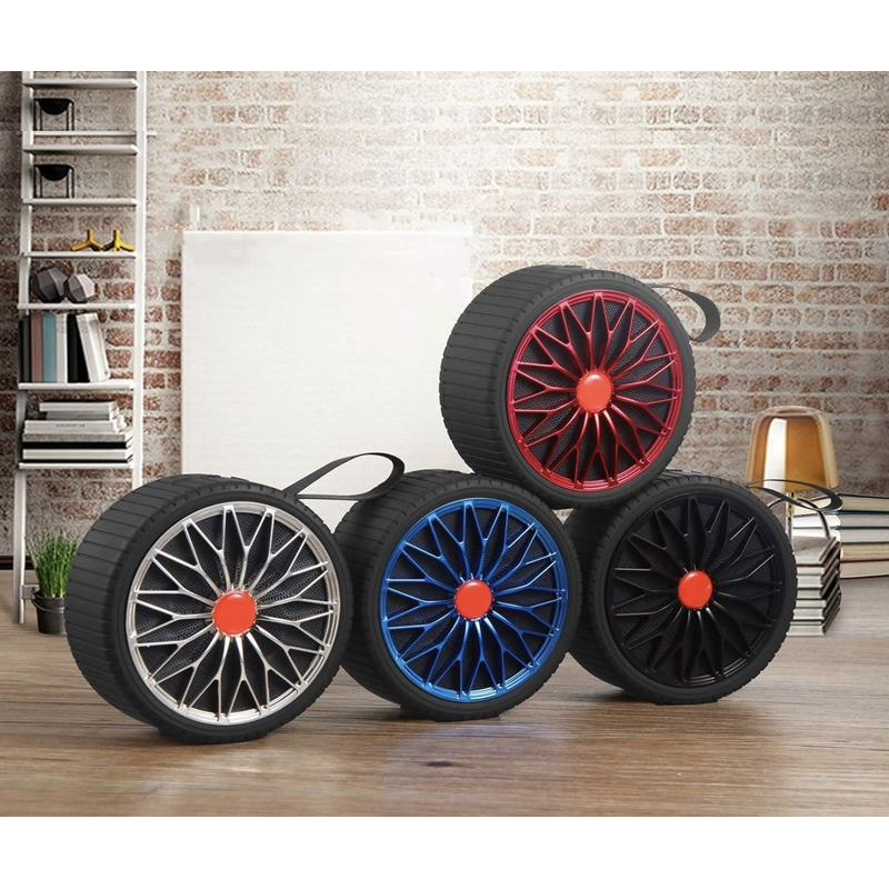 Bluetooth Speaker - Manufacturer Portable Tire Shape LED Deep Bass Outdoor Bluetooth
