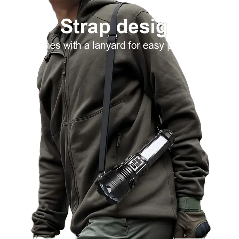 Laser Flashlight - Manufacturer 30W Aluminum Super-Bright Focusable Red Blue