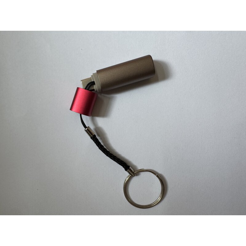 Lighter Keychain - Manufacturer Mini USB Type-C Aluminum Outdoor PVC TPE Jacket