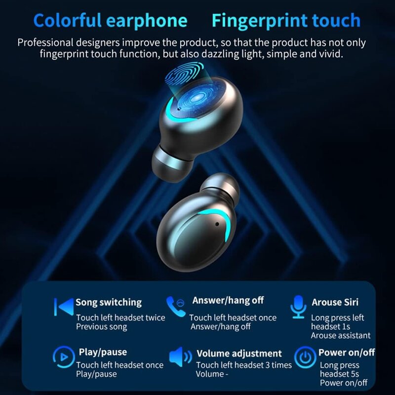 TWS Earphones - Manufacturer HiFi Airoha 9D LED Wireless Charging ENC Waterproof