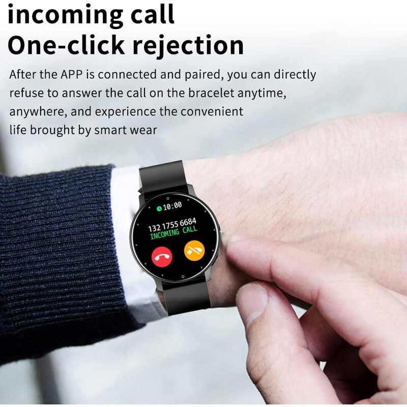 Smart Watch - Manufacturer HD Touch Waterproof Fitness 24 Sports Sleep Heart Rate