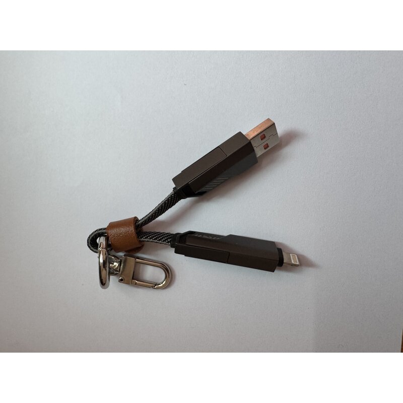 Charging Cable - Manufacturer 3-in-1 3A Fast PVC Jacket Key Chain Earphones