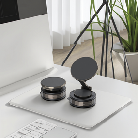 Phone Holder - Manufacturer Mini Rotate Magnetic Auto-Lock Zinc Alloy Desk Wall
