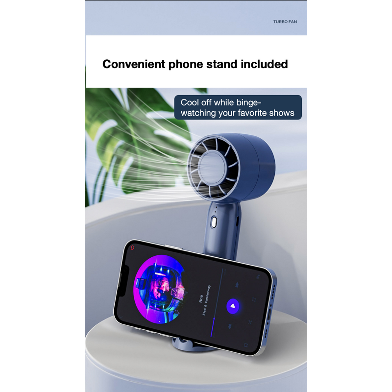 USB Fan - Manufacturer Portable Desk Phone Stand USB Powered Strong Wind Summer