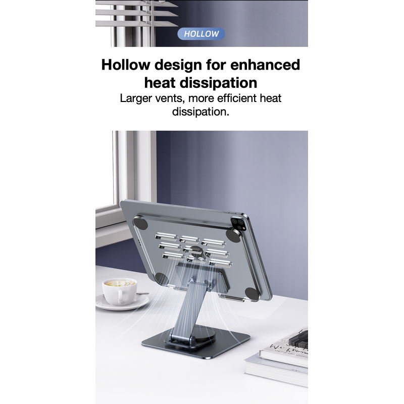 Laptop Stand - Manufacturer 360° Aluminum iPad PC Desk Magnetic Phone Holder