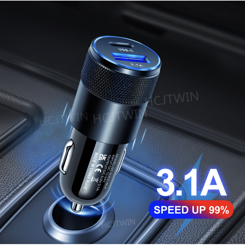 Car Charger - Manufacturer 20W Quick Charge 3.0 2-Port USB Box Phone Consumer