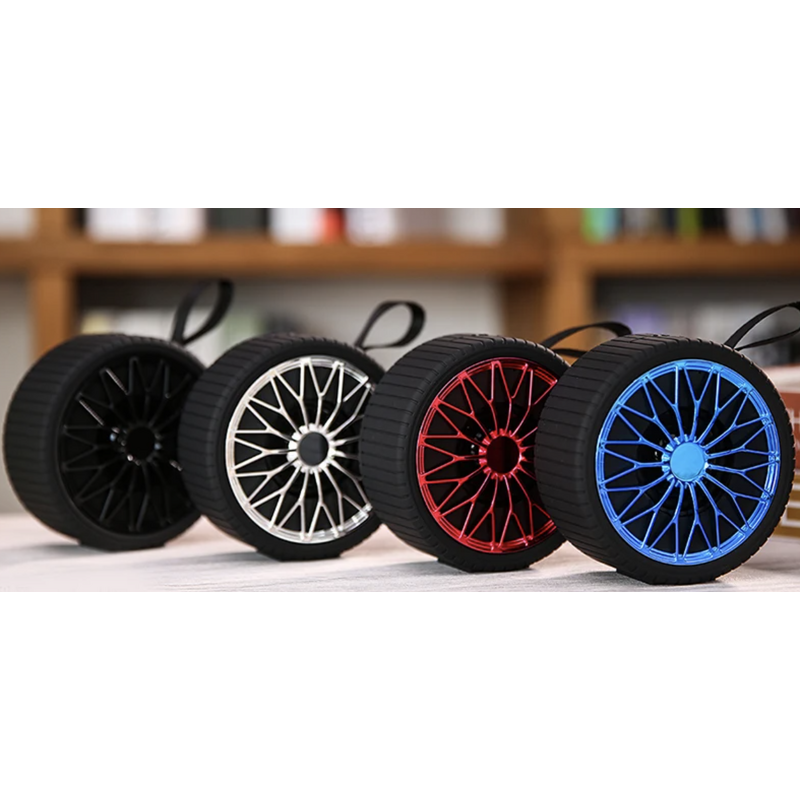 Bluetooth Speaker - Manufacturer Portable Tire Shape Plastic LED Deep Bass Outdoor