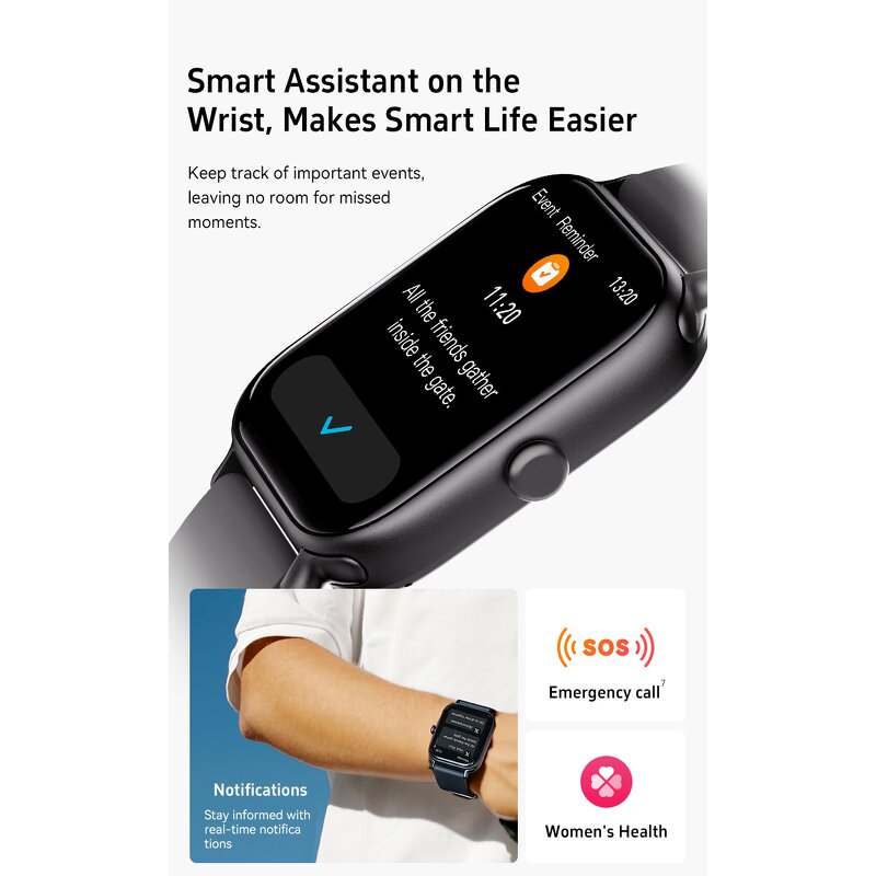 Smart Watch - Manufacturer OEM/ODM 1.95" TFT IP68 Call Health BP Android/iOS