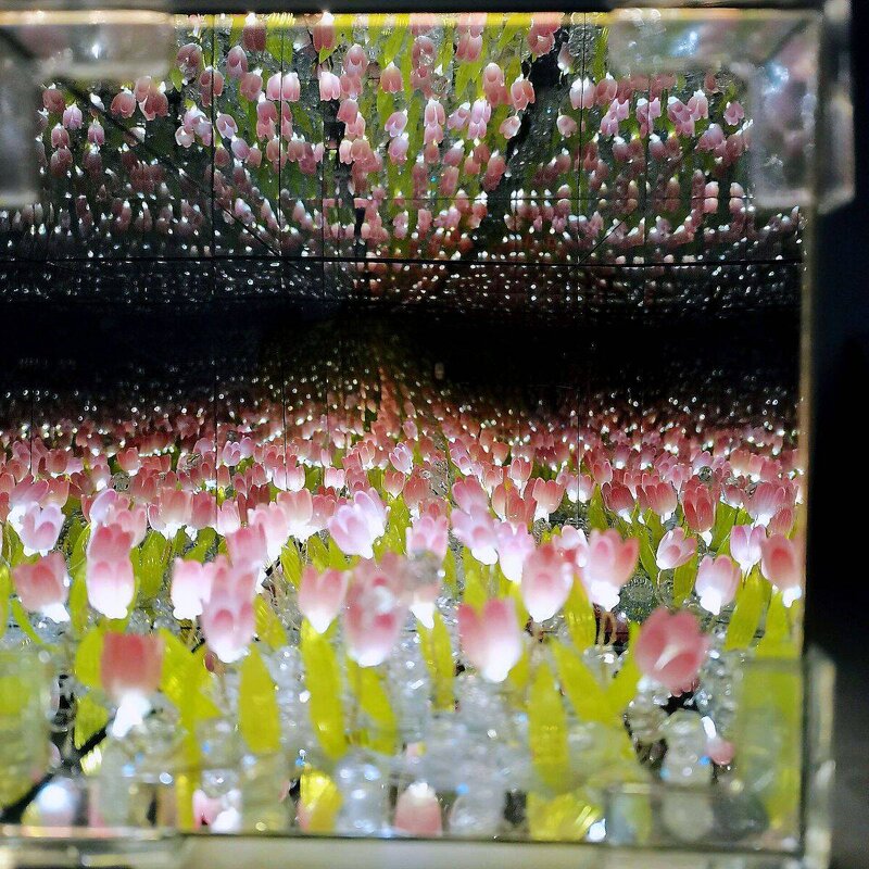 Night Light - Manufacturer DIY Tulip Mirror ABS Handmade Garden Ornament Bedroom