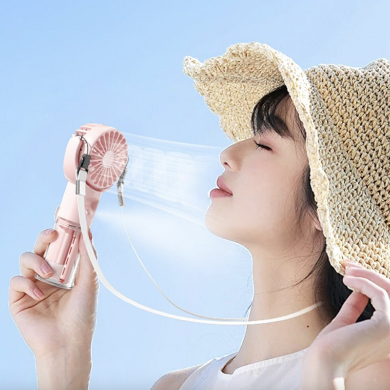 Misting Fan - Manufacturer Mini USB 4 Speed Water Mist Spray Handheld Travel