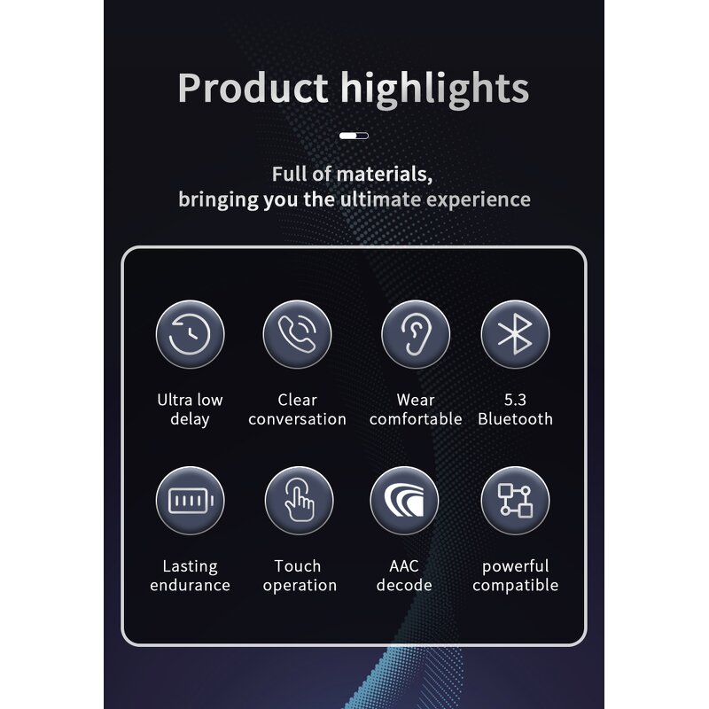 TWS Earphones - Manufacturer A8 Wireless LED Deep Bass HIFI Music Workouts