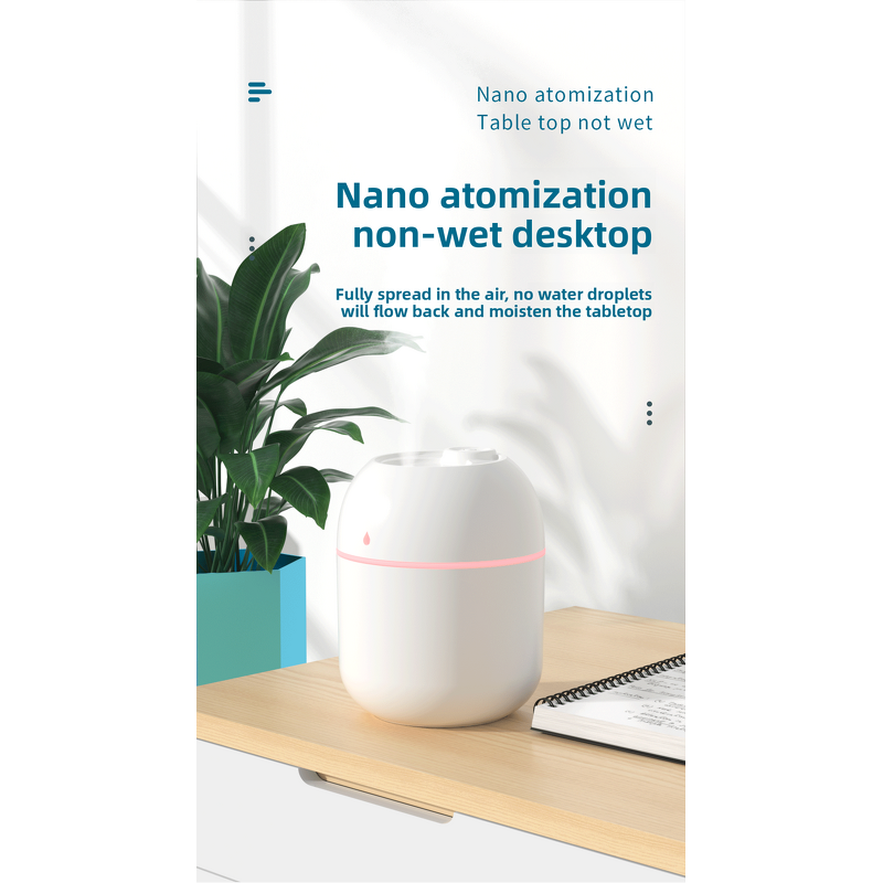 Humidifier - Manufacturer Silent Cool Mist Mood Night Light Large Auto Shut-Off