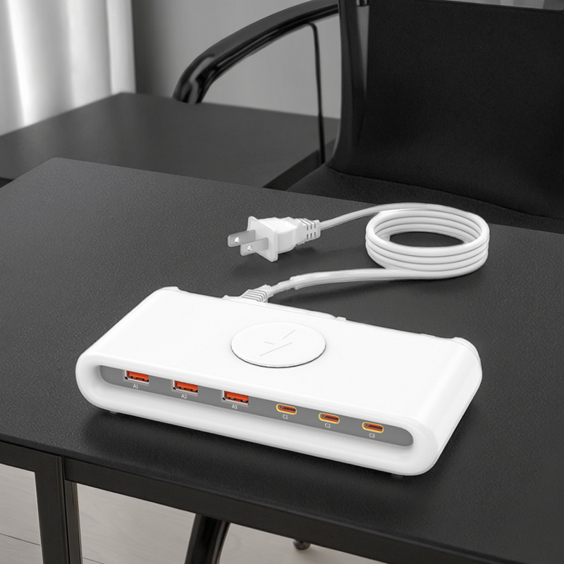 Charging Station - Manufacturer 6-Port USB PD ROHS Wireless Plastic Phones Watches