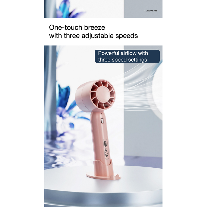 USB Fan - Manufacturer Rechargeable Turbo Phone Holder Handy Desktop Bed Summer
