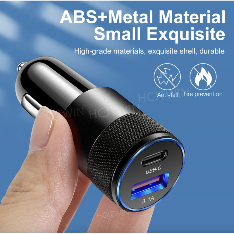 Car Charger - Manufacturer 20W Quick Charge 3.0 Fast USB Box Packing Phone