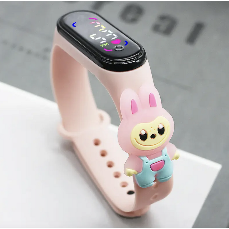Kids Smart Watch - Manufacturer Luxury Waterproof LED Cartoon Touch Digital