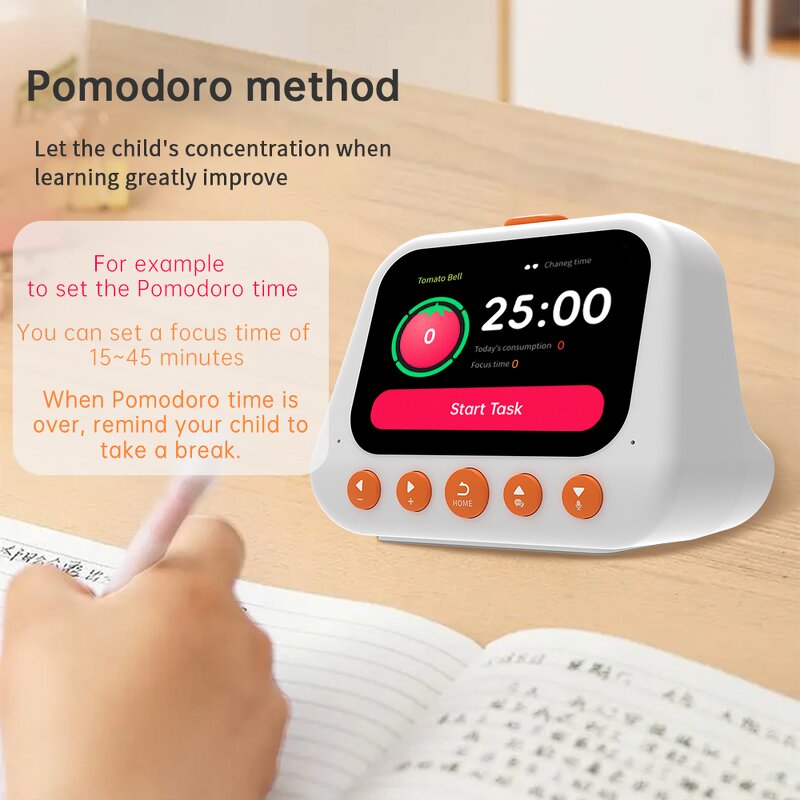 Alarm Clock - Manufacturer TIMI AI Pomodoro ChatGPT Voice Control Kids Educational