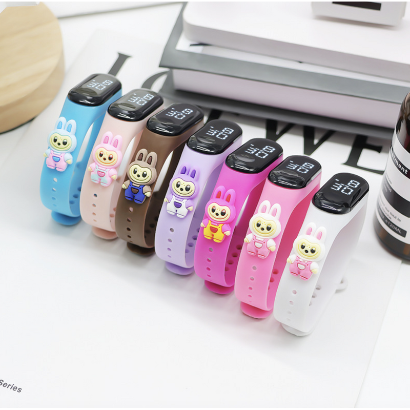 Kids Smart Watch - Manufacturer Luxury Waterproof LED Cartoon Touch Digital