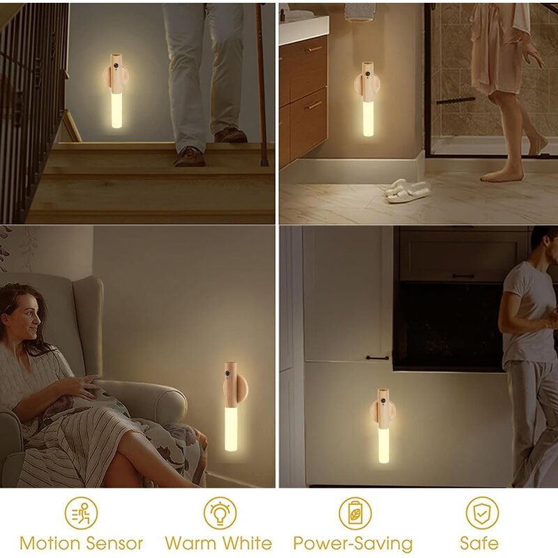 Night Light - Manufacturer USB Inductive LED Motion Sensor Magnetic Wall Bedroom