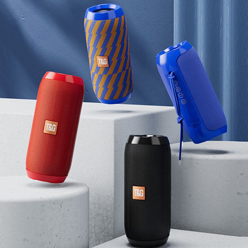 Bluetooth Speaker - Manufacturer TG117 10W Stereo Bass BT5.3 FM TF Cylinder