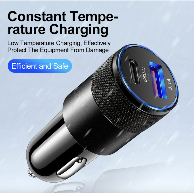 Car Charger - Manufacturer 20W Quick Charge 3.0 2-Port USB Box Phone Consumer