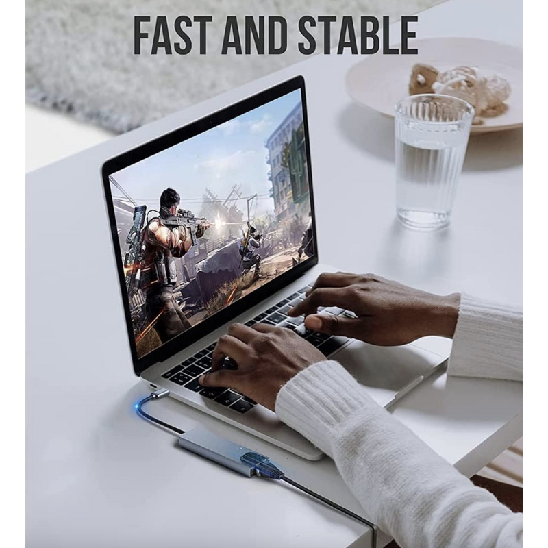 USB C Hub - Manufacturer 5-in-1 4K HDMI Ethernet USB3.0/2.0 PD MacBook iPad