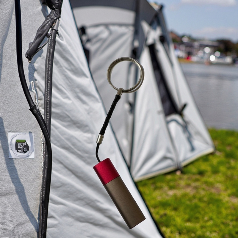 Lighter Keychain - Manufacturer Mini USB Type-C Aluminum Outdoor PVC TPE Jacket