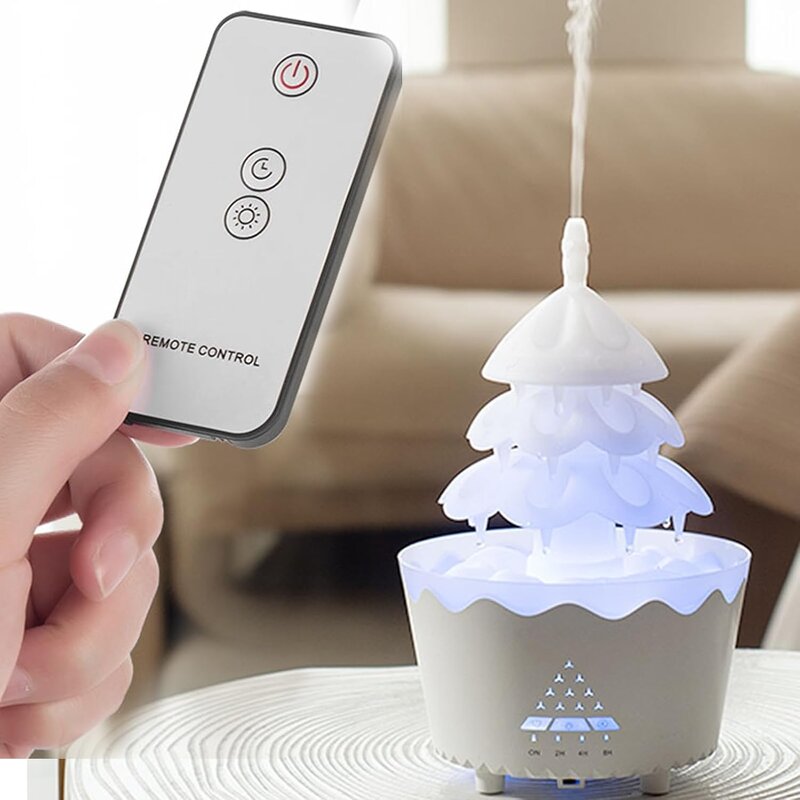 Aroma Diffuser - Manufacturer Raindrop Christmas Tree Light Remote Essential Oil