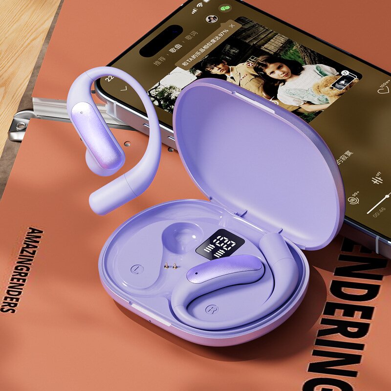 Translation Earphones - Manufacturer AI Smart Bluetooth Non-In-Ear Power Display