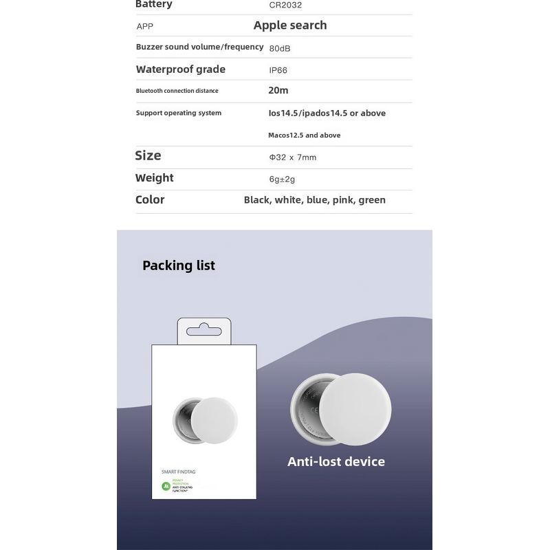 GPS Tracker - Manufacturer Real-Time Airtags 4G GPRS App Lithium Pets Elderly