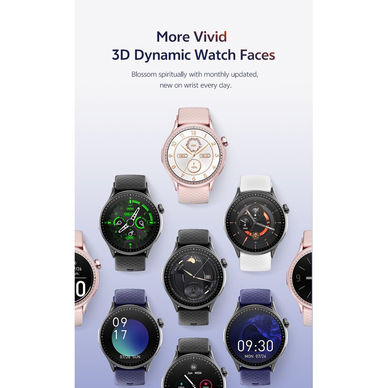 Smart Watch - Manufacturer GTR3 Ladies 1.43" AMOLED Bluetooth Fitness Health Call