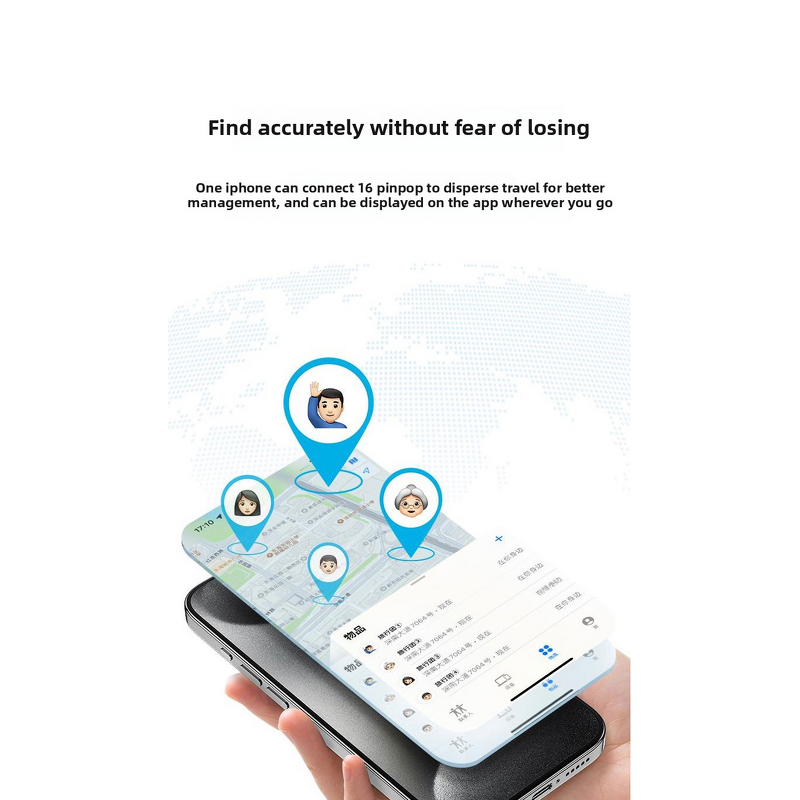 GPS Tracker - Manufacturer Real-Time Airtags Plastic Pets Elderly Children Adults