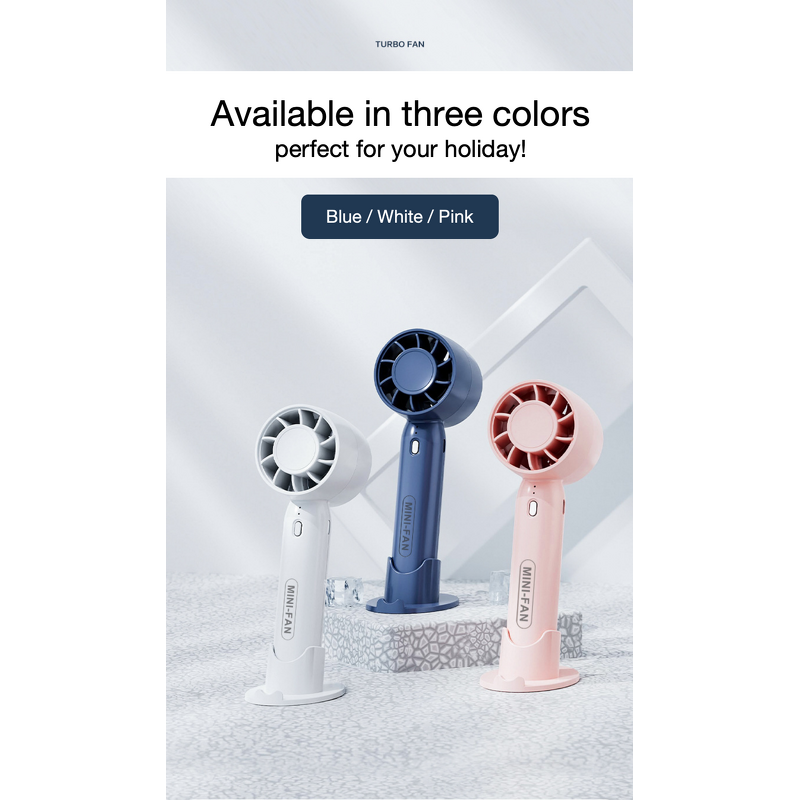 USB Fan - Manufacturer Portable Turbo Phone Stand Rechargeable Mini Desk Bed