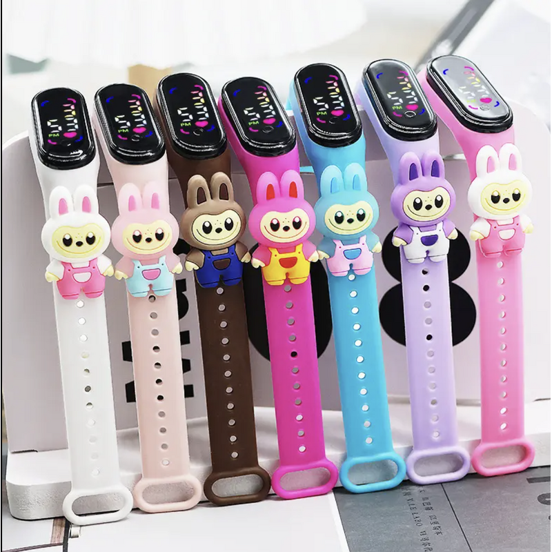 Kids Smart Watch - Manufacturer Luxury Waterproof LED Cartoon Touch Digital