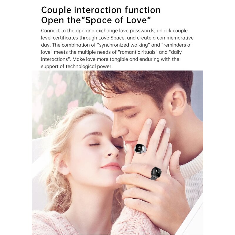 Smart Ring Manufacturer - B7 OLED Display 5ATM Waterproof Heart Rate