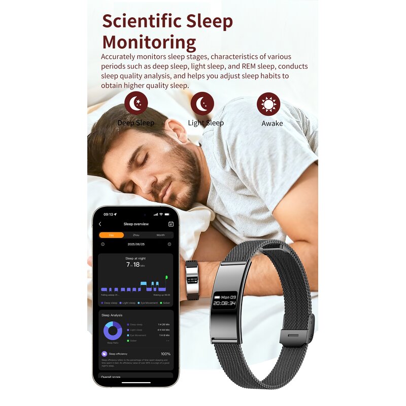 Smart Bracelet Manufacturer - B8 0.49 Inch Screen Ultra-Thin 2.8mm