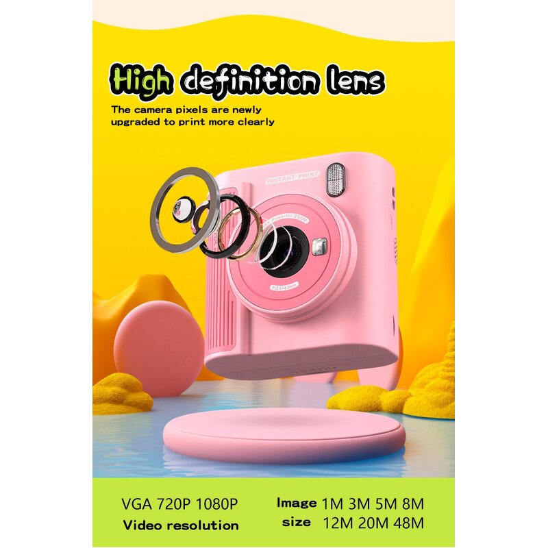 Digital Instant Print Camera Manufacturer - P99 2.0" HD 16X Zoom 32GB
