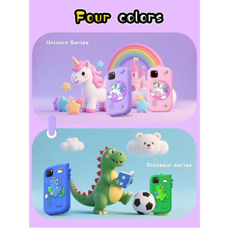 Kids Digital Camera Manufacturer - Unicorn & Dinosaur with 17 Games