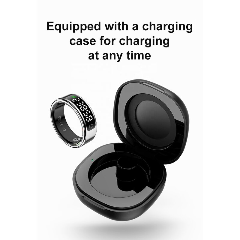 Smart Ring Manufacturer - R11C with Charging Case 1ATM Waterproof Customizable
