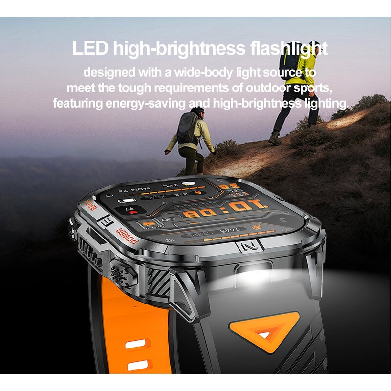 Smart Watch Manufacturer - K72 2.13" AMOLED GPS Multi-System BT Call