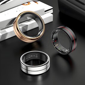 Smart Ring Manufacturer - R04 Stainless Steel 5ATM Waterproof QRing App