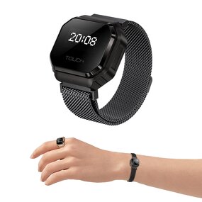 Smart Ring Watch Manufacturer - B7 OLED 5ATM Waterproof Touch Screen